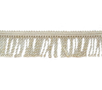 Бахрома 3 см верёвочка серебро (1 м) 