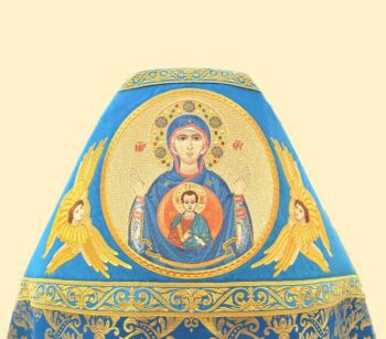 Оплечье вышитое "Знамение" с Серафимами 