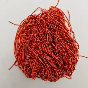 Канитель круглая тонкая коралловая 